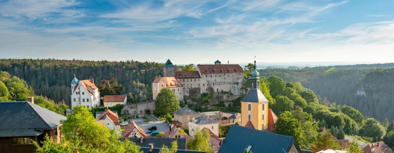 Hotel Zur Aussicht โฮห์นสไตน์ ภายนอก รูปภาพ