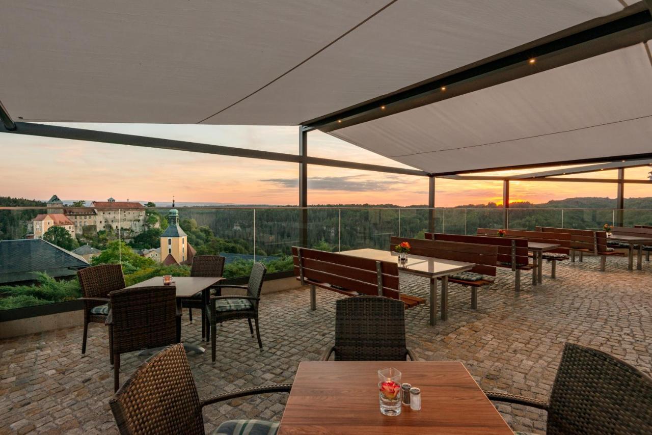 Hotel Zur Aussicht โฮห์นสไตน์ ภายนอก รูปภาพ