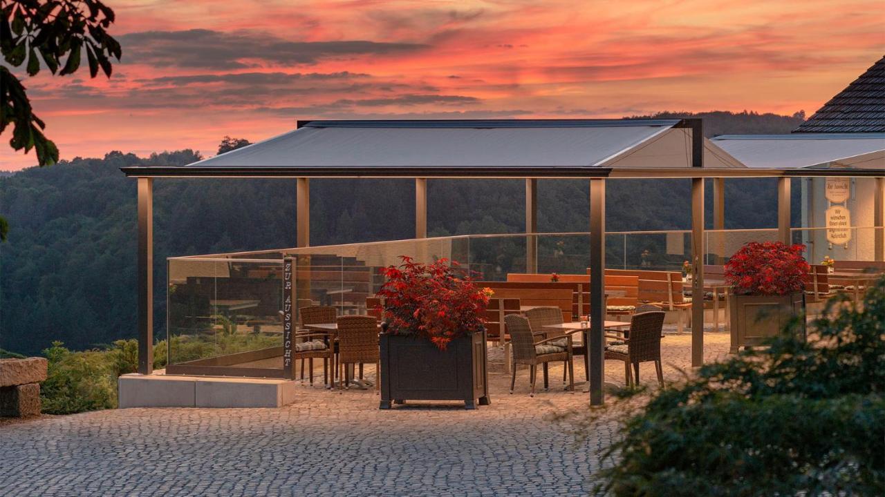 Hotel Zur Aussicht โฮห์นสไตน์ ภายนอก รูปภาพ